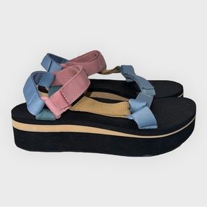 Teva Flatform Universal Sandals Light Multi